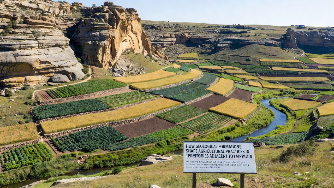 How Geological Formations Shape Agricultural Practices in Territories Adjacent to Fairplain